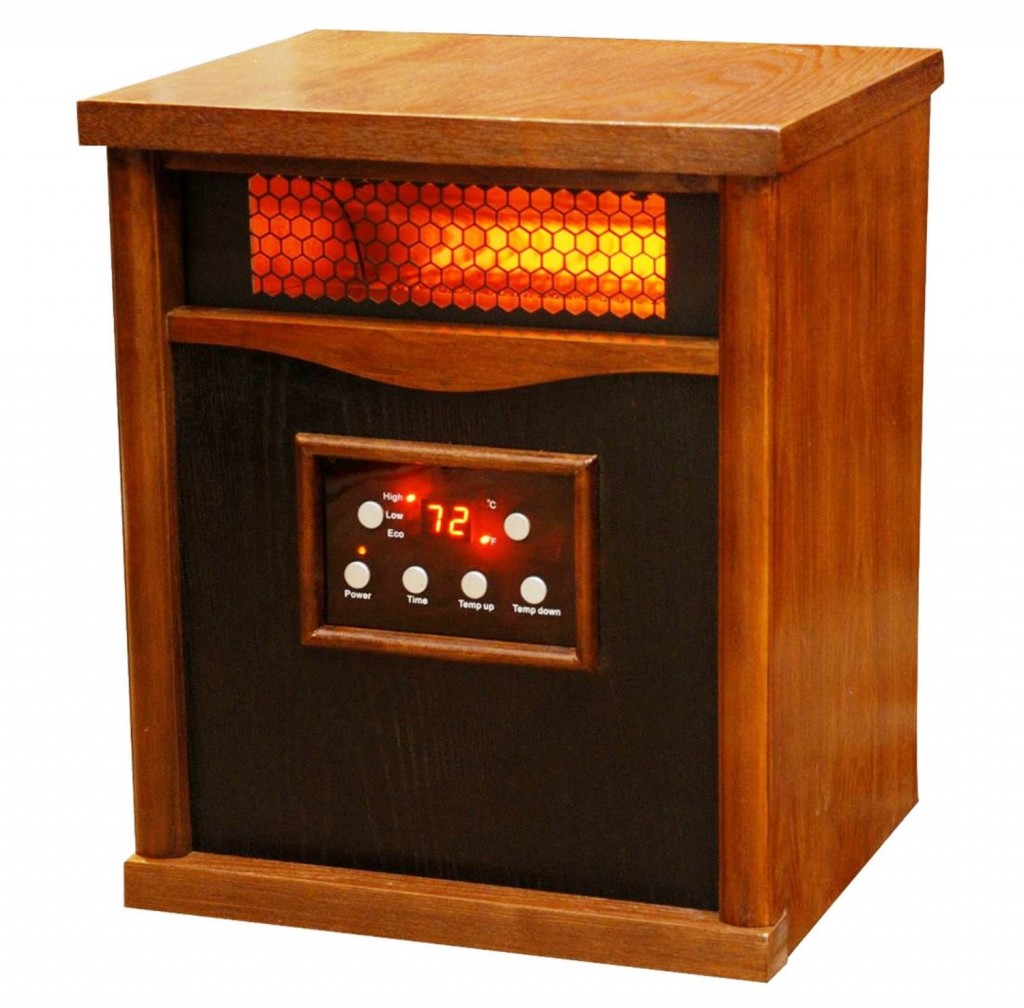 Lifesmart 6 Element Large Room Infrared Quartz Heater 