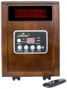 iLiving Infrared Portable Space Heater With Dual Heating System